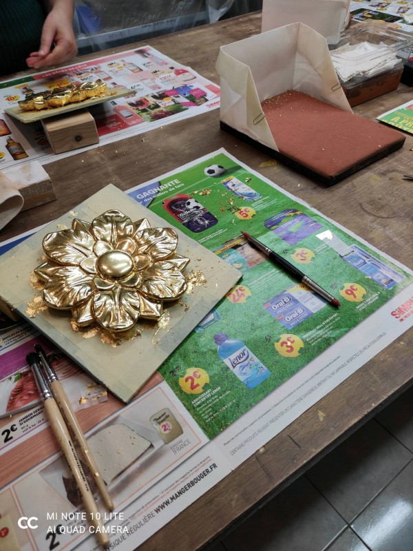 Dorure à la feuille